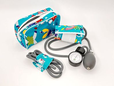 Blutdruckmessgerät für Säuglinge und Kinder mit Baumwollmanschetten und Tasche
