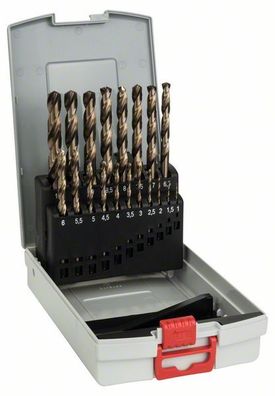 Bosch Metallbohrer Set HSS-Co 1,0-10,0 (19 Stück) 2608587014