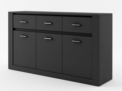 Kommode ARTI AR-09 Sideboard 160x90x42 cm 3 Türen 3 Schubladen