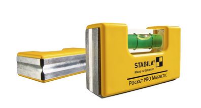 Stabila
Mini-Wasserwaage Pocket PRO Magnetic mit Gürtel-Clip, 7 cm