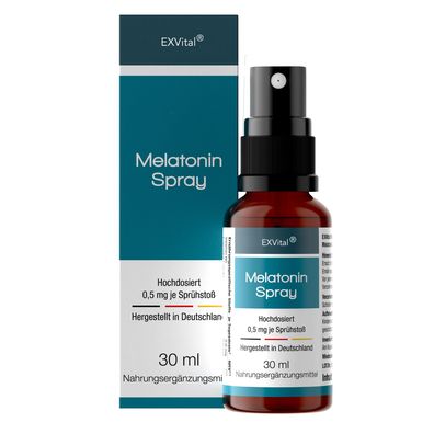 Melatonin Schalfspray, mit Lavendel Extrakt & Vitamin B6- natürliches Schlafhormon