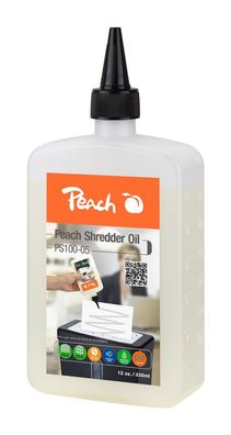 Peach Aktenvernichter-Öl PS100-05 |Inhalt 355 ml | die Pflege für Ihren Aktenverni...