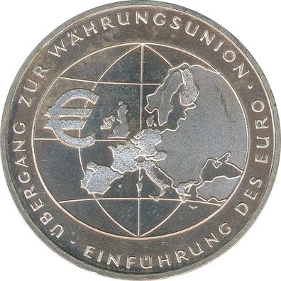 BRD 10 Euro 2002 F Euro-Einfü?hrung Silber*