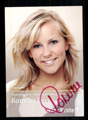 Romina Becks Verbotene Liebe Autogrammkarte Original Signiert # BC 208458