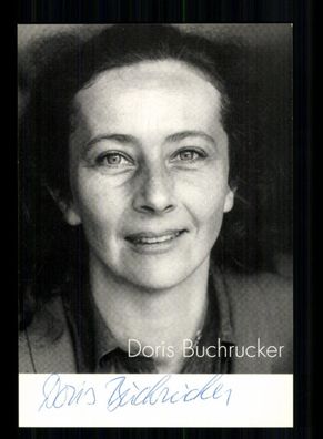 Doris Buchrucker Autogrammkarte Original Sign. # BC 208468