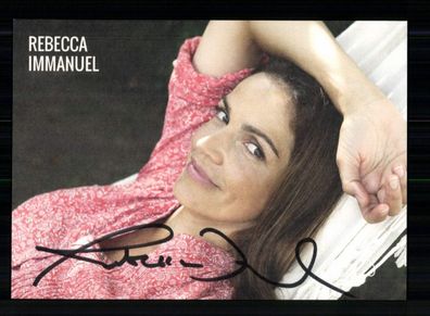 Rebecca Immanuel Autogrammkarte Original Signiert # BC 208726