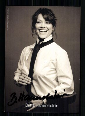 Britta Hammelstein Autogrammkarte Original Signiert # BC 208751