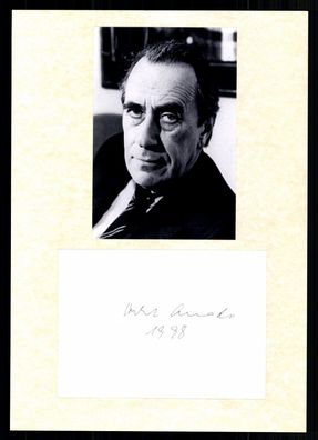 Herbert Asmodi 1923-2007 Deutscher Drehbuchautor Original Signiert # BC G 39889