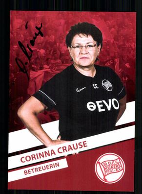 Corinna Crause Autogrammkarte Kickers Offenbach 2022-23 Original Signiert