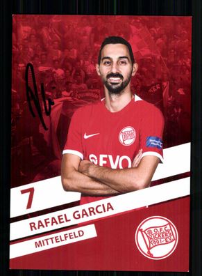 Rafael Garcia Autogrammkarte Kickers Offenbach 2022-23 Original Signiert
