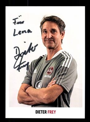 Dieter Frey Autogrammkarte 1 FC Nürnberg 2021-22 Original Signiert + 2