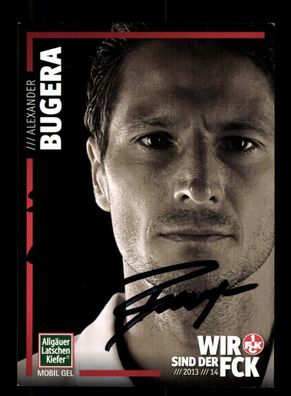 Alexander Bugera Autogrammkarte 1 FC Kaiserslautern 2013-14 Original Signiert + 2