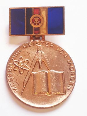 DDR Medaille Für hervorragende Leistungen Messen der Meister von Morgen in Bronze