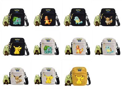 Pokémon Go Tasche mit Anhänger - 18x14x5 cm - Ideal für unterwegs, & stylish