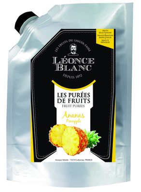 Leonce Blanc Ananas Fruchtpüree 1kg tropisch fruchtiges Ananas-Püree Pineapple Piña