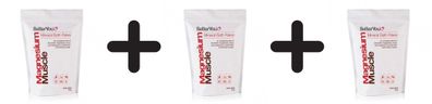 3 x Magnesium Muscle Flakes - 1000g