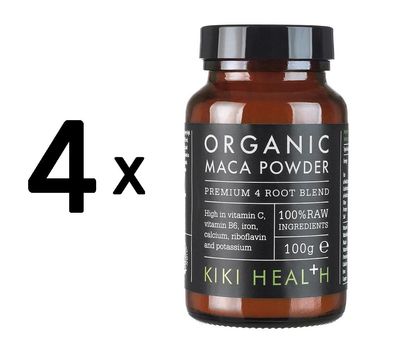 4 x Organic Maca Powder - 100g