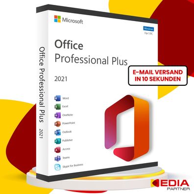 Microsoft Office 2021 Professional Plus Key Software Emailversand