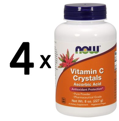 4 x Vitamin C Crystals - 227g