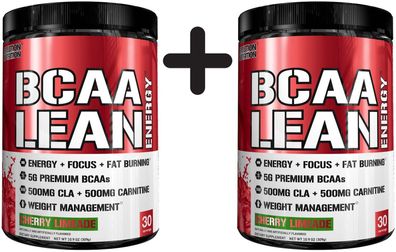 2 x BCAA Lean Energy, Cherry Limeade - 309g