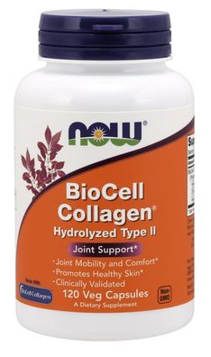 BioCell Collagen Hydrolyzed Type II - 120 vcaps