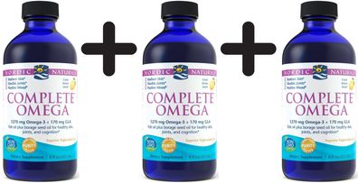 3 x Complete Omega, 1270mg Lemon - 237 ml