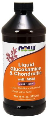 Glucosamine & Chondroitin with MSM - 473ml.