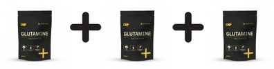 3 x Glutamine, Unflavoured - 250g