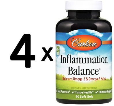 4 x Inflammation Balance - 90 softgels