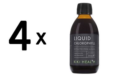 4 x Liquid Chlorophyll - 250 ml.