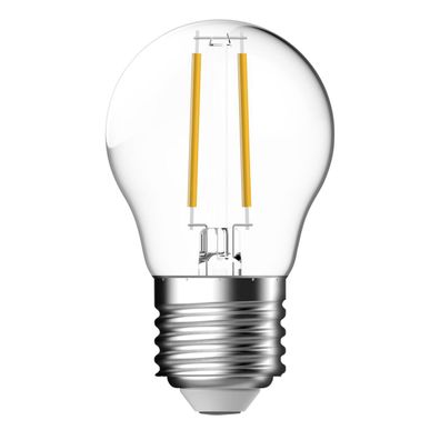 Nordlux Energetic LED Leuchtmittel E27 G45 Filament klar 250lm 2700K 2,5W 80Ra 360° 4