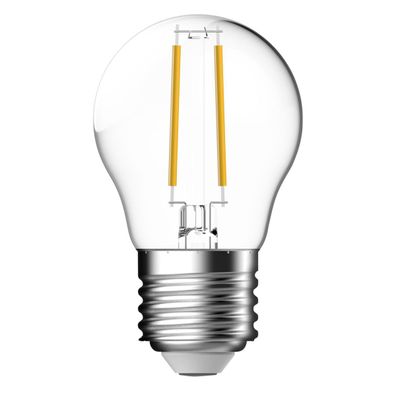 Nordlux Energetic LED Leuchtmittel E27 G45 Filament klar 470lm 2700K 4,8W 80Ra 360° d