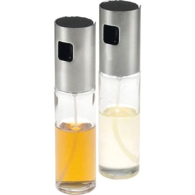 Westmark Essig-Ölsprüher-Set Glas, mit Edelstahloberteil, Höhe: 175 mm