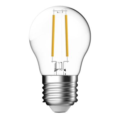 Nordlux Energetic LED Leuchtmittel E27 G45 Filament klar 470lm 2700K 4W 80Ra 360° 4,5