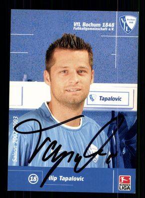 Filip Tapalovic Autogrammkarte VFL Bochum 2002-03 1. Karte Original Signiert