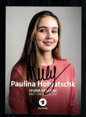 Paulina Hobratschk Sturm der Liebe Autogrammkarte Original Signiert # BC 209114