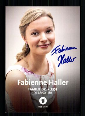Fabienne Haller Familie Dr. Kleist Autogrammkarte Original Signiert # BC 209135