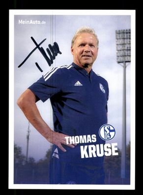 Thomas Kruse FC Schalke 04 Traditionsmannschaft 2022-23 Original Sign.