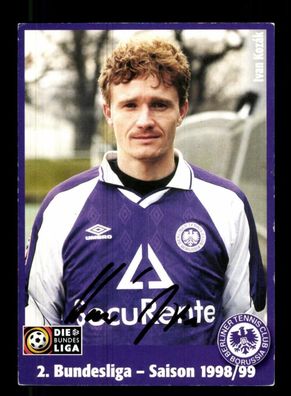 Ivan Kozak Autogrammkarte Tennis Borussia Berlin 1998-99 Original Signiert