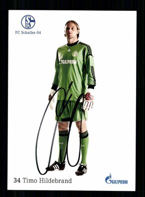 Timo Hildebrand Autogrammkarte FC Schalke 04 2012-13 Original Signiert