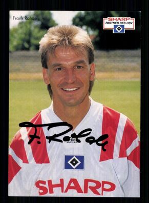 Frank Rohde Autogrammkarte Hamburger SV 1992-93 Original Signiert
