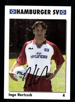 Ingo Hertzsch Autogrammkarte Hamburger SV 1999-00 Original Signiert