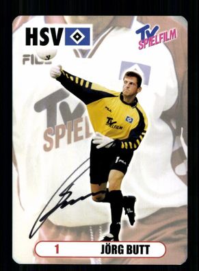 Jörg Butt Autogrammkarte Hamburger SV 2000-01 Original Signiert