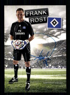 Frank Rost Autogrammkarte Hamburger SV 2010-11 Original Signiert