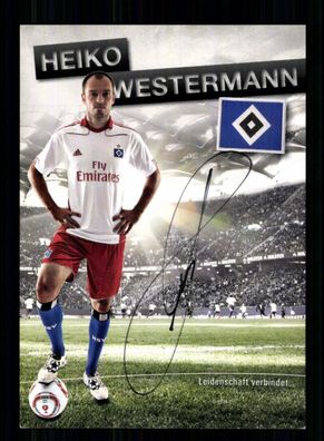 Heiko Westermann Autogrammkarte Hamburger SV 2010-11 Original Signiert