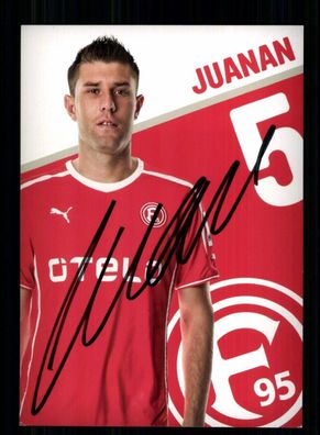 Juanan Autogrammkarte Fortuna Düsseldorf 2013-14 Original Signiert