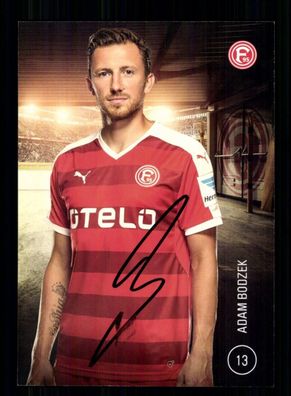 Adam Bodzek Autogrammkarte Fortuna Düsseldorf 2015-16 Original Signiert