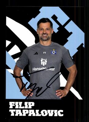 Filip Tapalovic Autogrammkarte Hamburger SV 2023-24 Original Signiert
