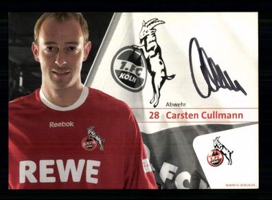 Carsten Cullmann Autogrammkarte 1 FC Köln 2008-09 Original Signiert
