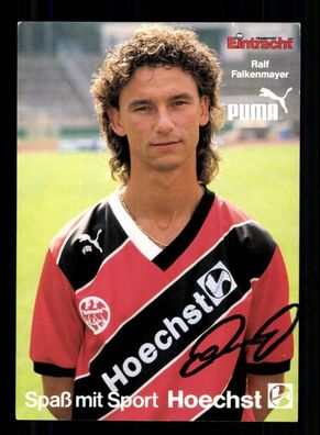 Ralf Falkenmayer Autogrammkarte Eintracht Frankfurt 1989-90 Original Signiert